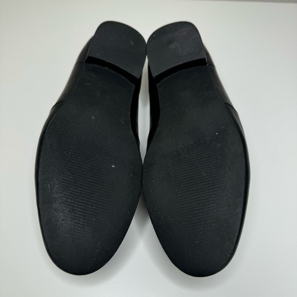 Steve Madden Black Leather Loafers - Picture 3 of 14